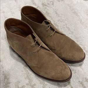 J Crew suede chukka boot- desert tan- Men’s US 11